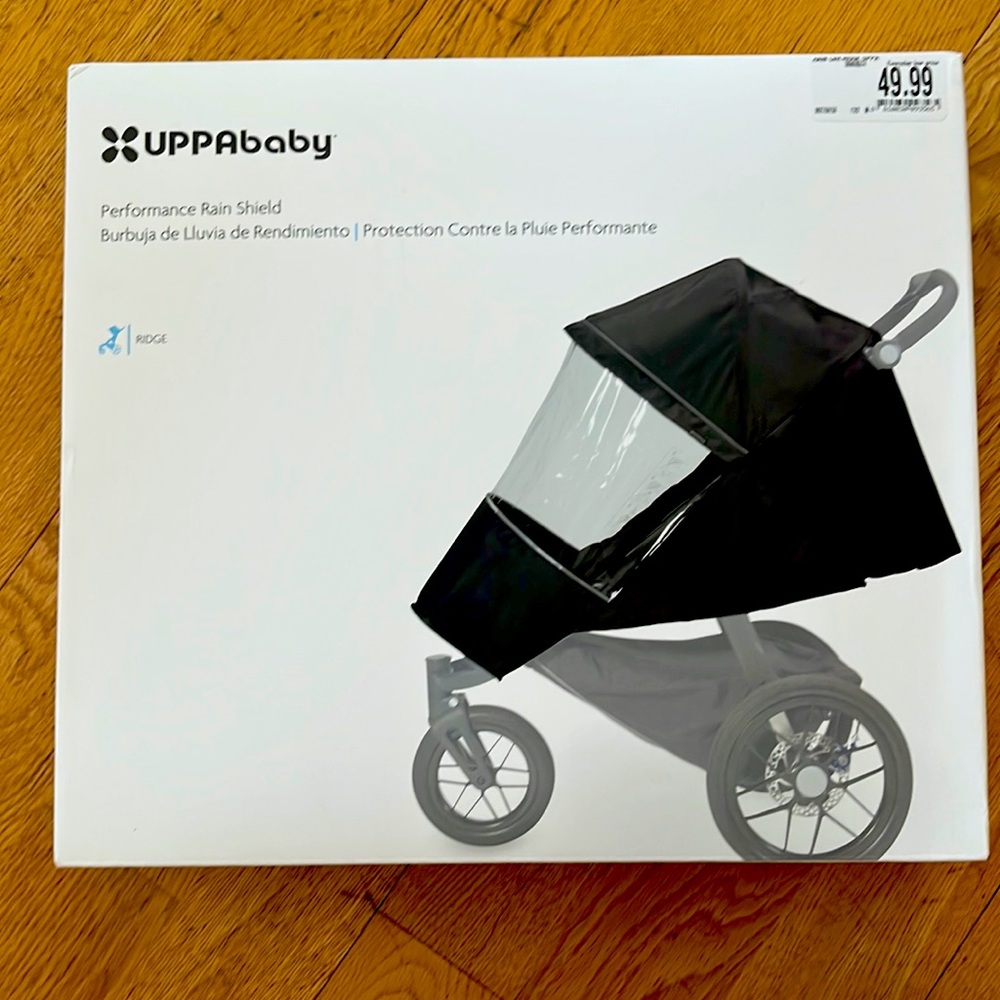 Uppababy Ridge rain shield NWT